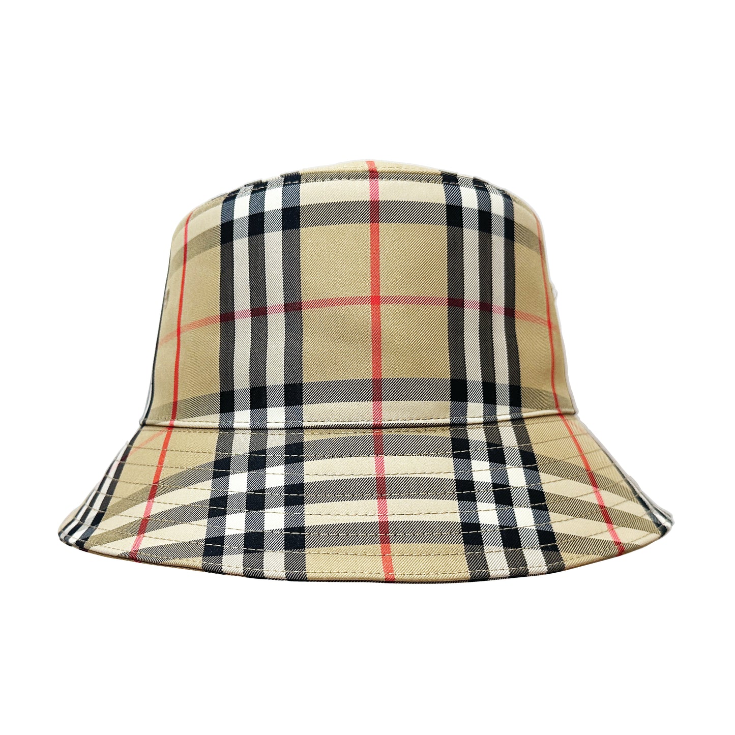 BURBERRY Vintage check technical Cotton Bucket Hat