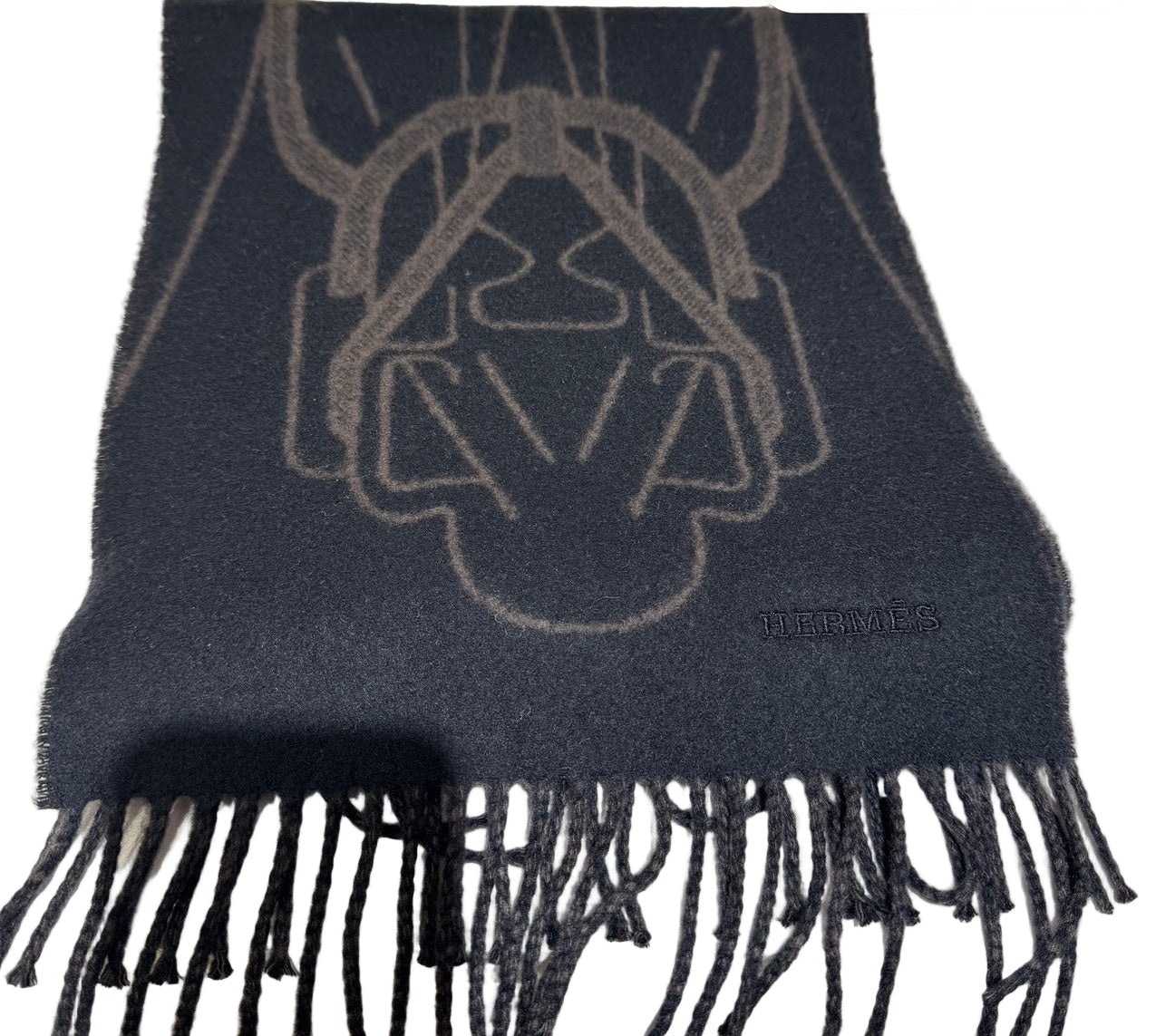 Hermès Tete-a-Tete Equestre scarf