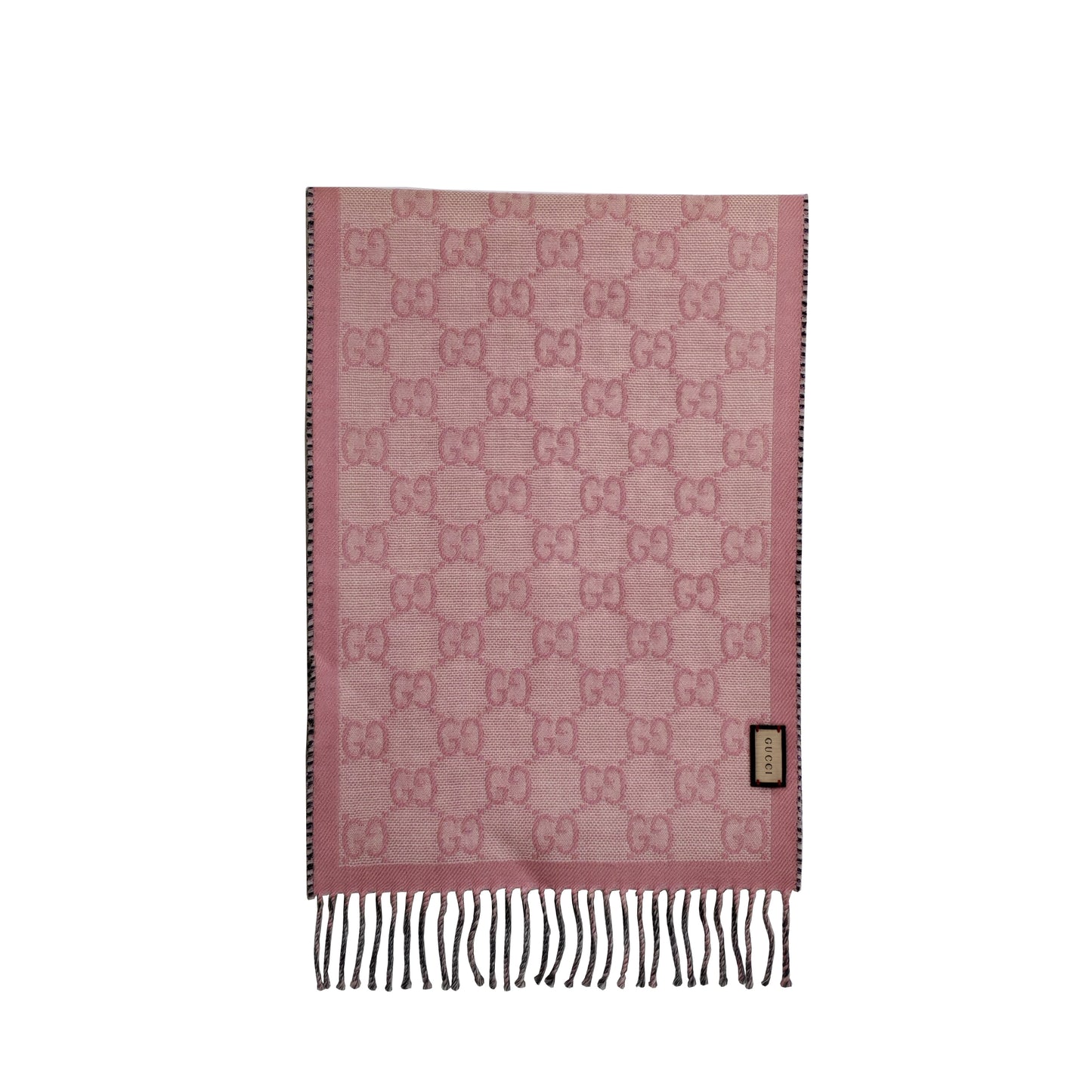 GUCCI GG Wool Jacquard Scarf