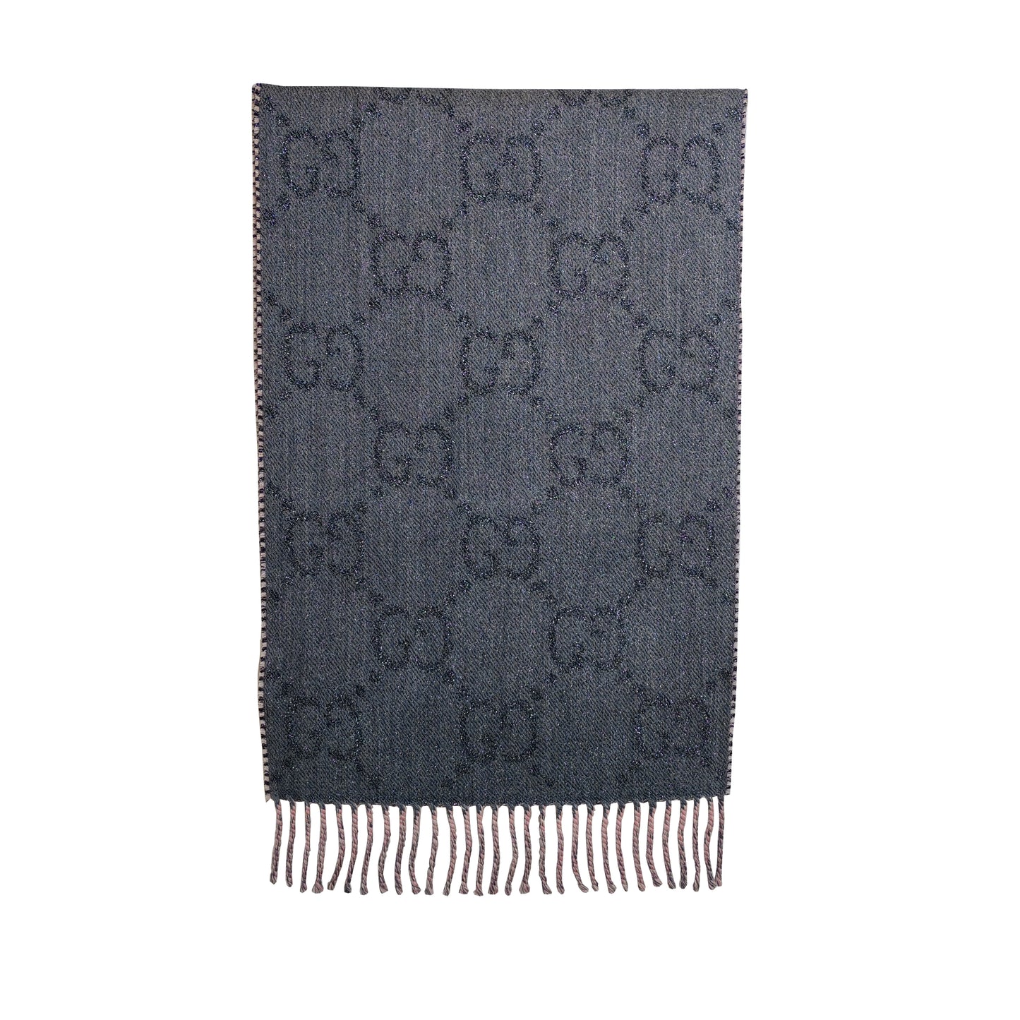 GUCCI GG Wool Jacquard Scarf