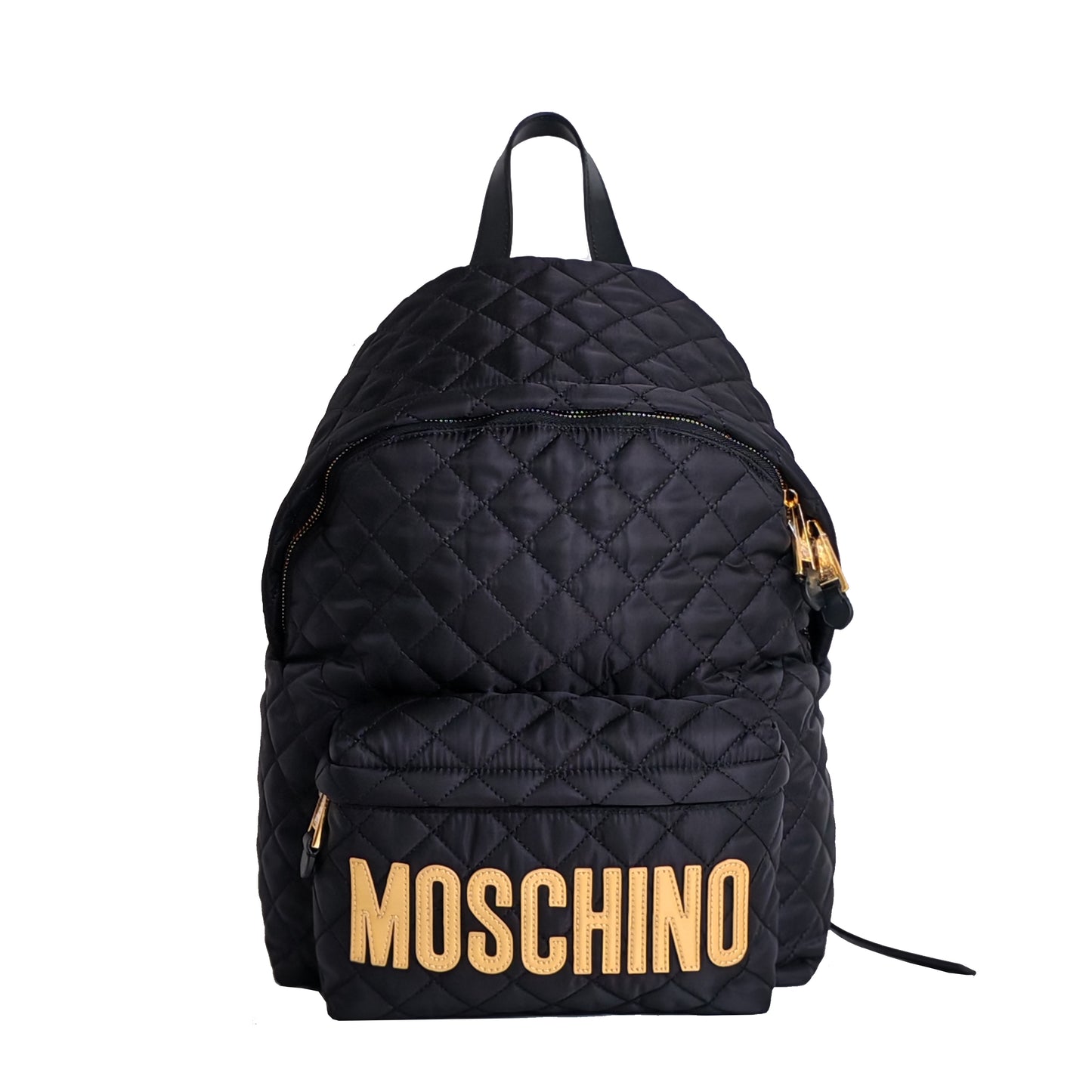 MOSCHINO Quilted backpack with Logo