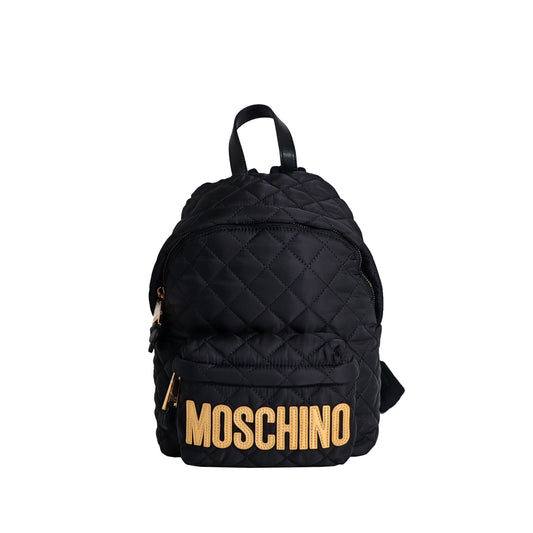 MOSCHINO small Quilted backpack with Logo
