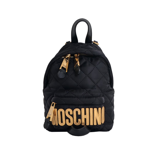 MOSCHINO minil Quilted backpack with Logo