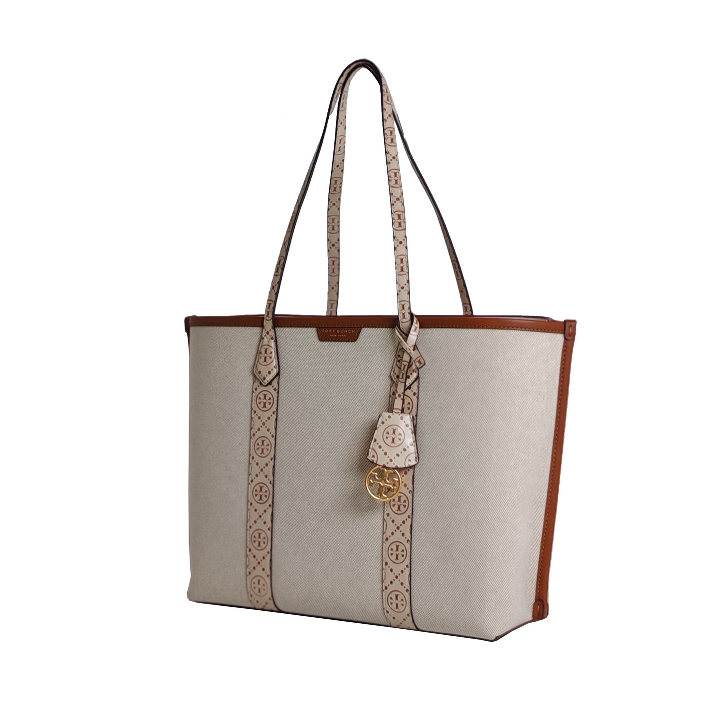 Tory Burch Perry Canvas Triple Compartment Tote