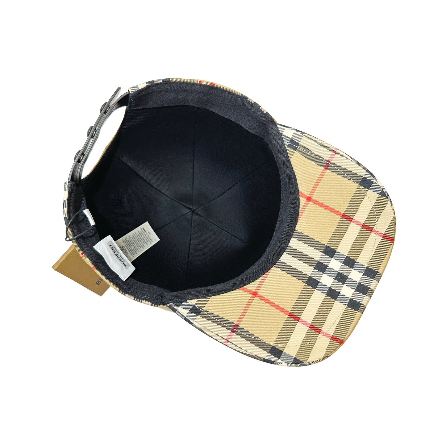 BURBERRY Heavy Cotton Check Trucker Cap