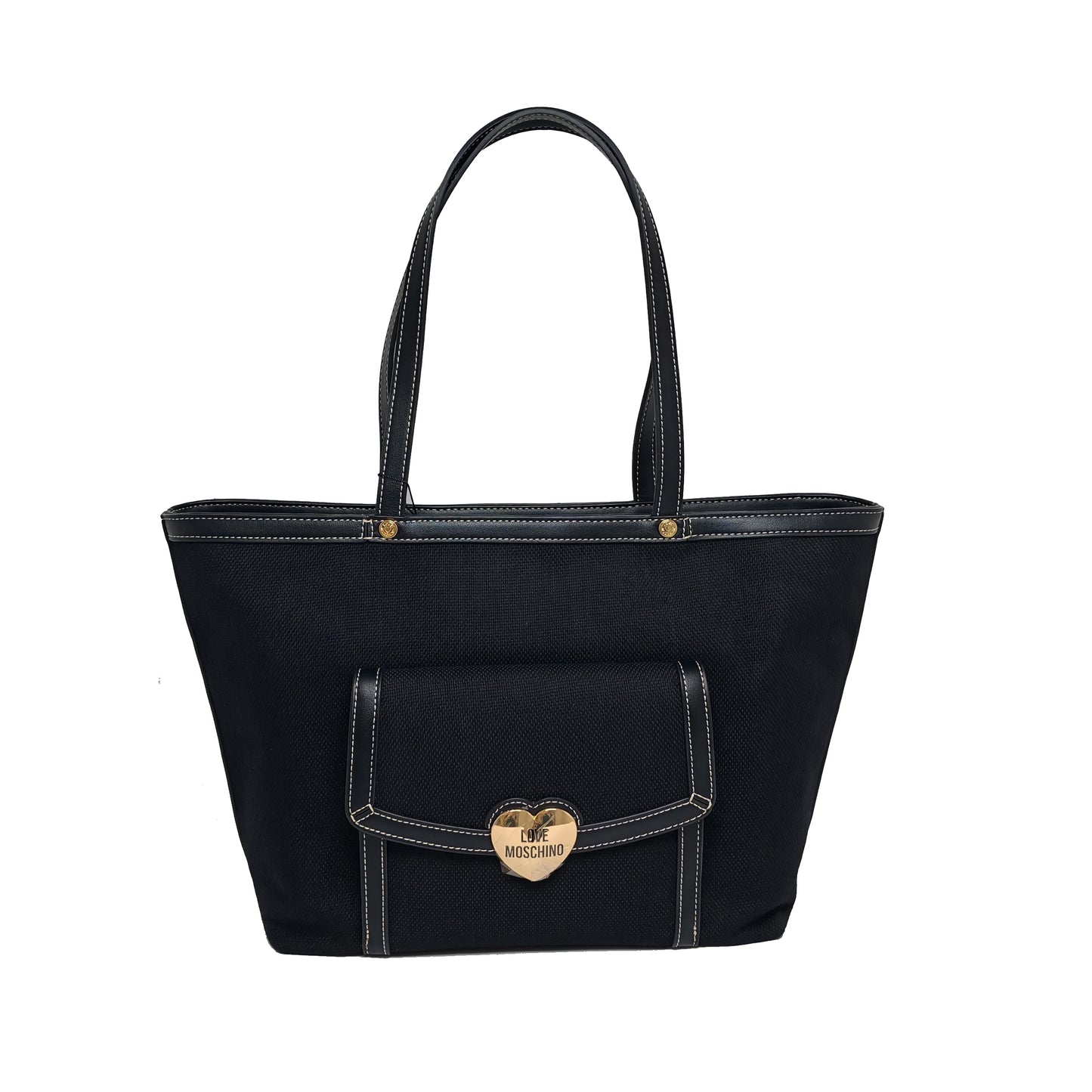 LOVE MOSCHINO Love Selle Canvas Zip Tote