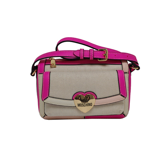 LOVE MOSCHINO Love Selle Canvas Crossbody