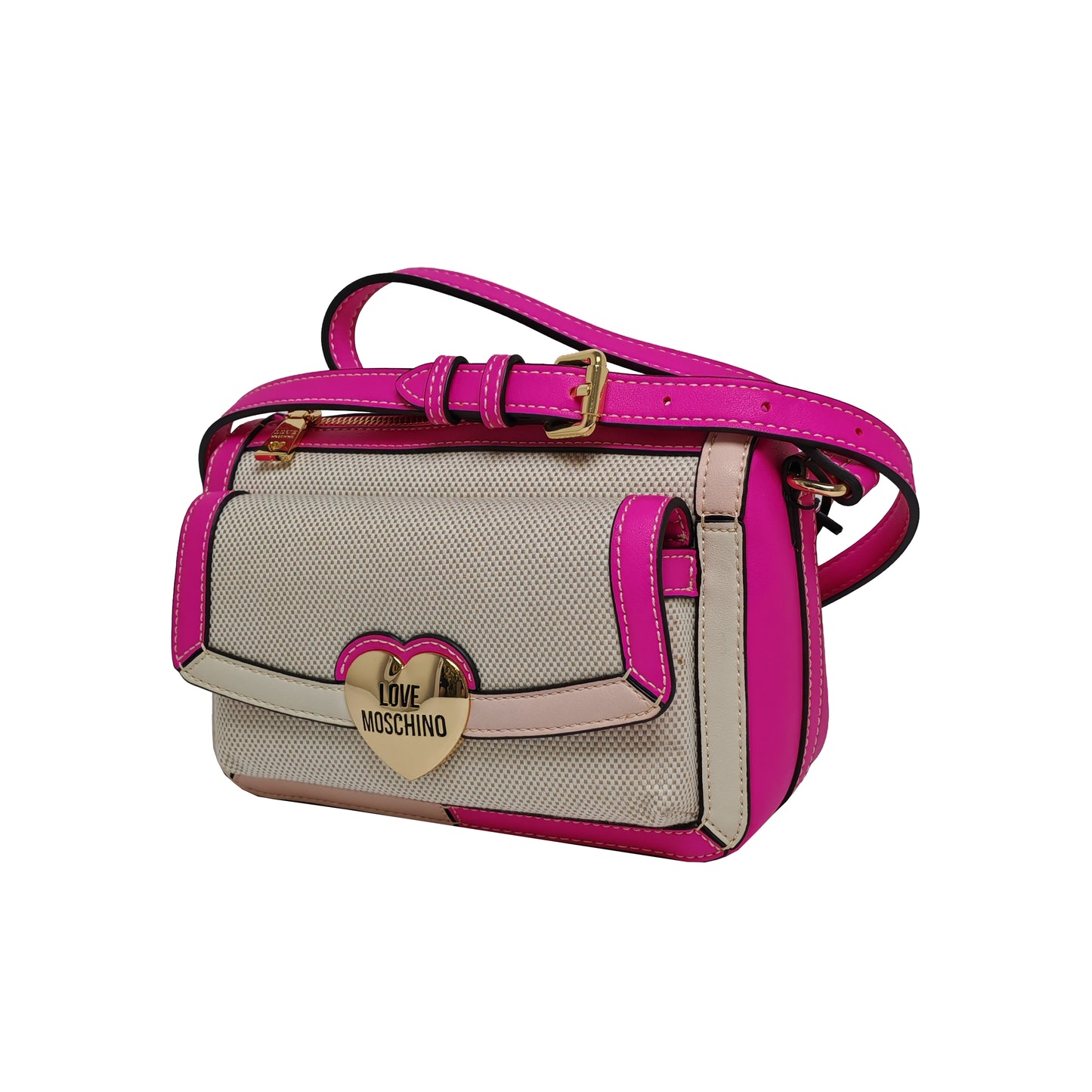 LOVE MOSCHINO Love Selle Canvas Crossbody