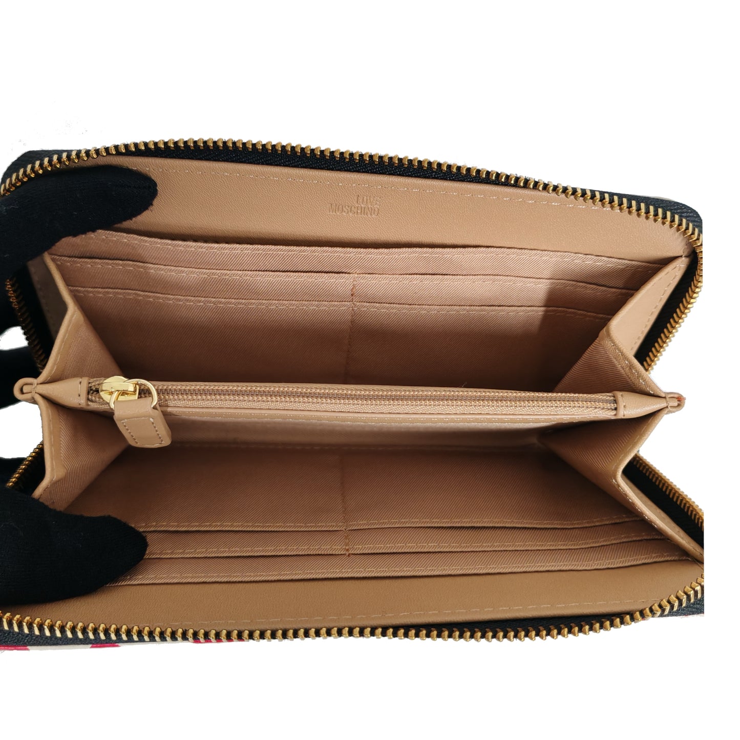 LOVE MOSCHINO Superprint Long Zip around Wallet