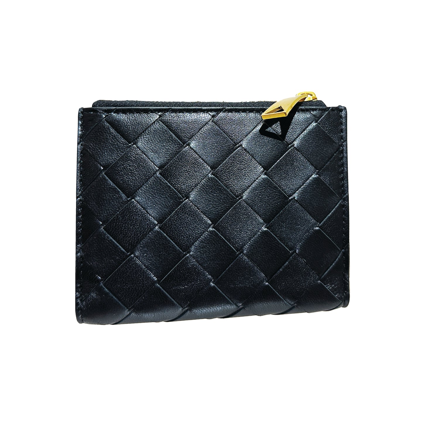 BOTTEGA VENETA Small Intrecciato Bi-fold zip Wallet