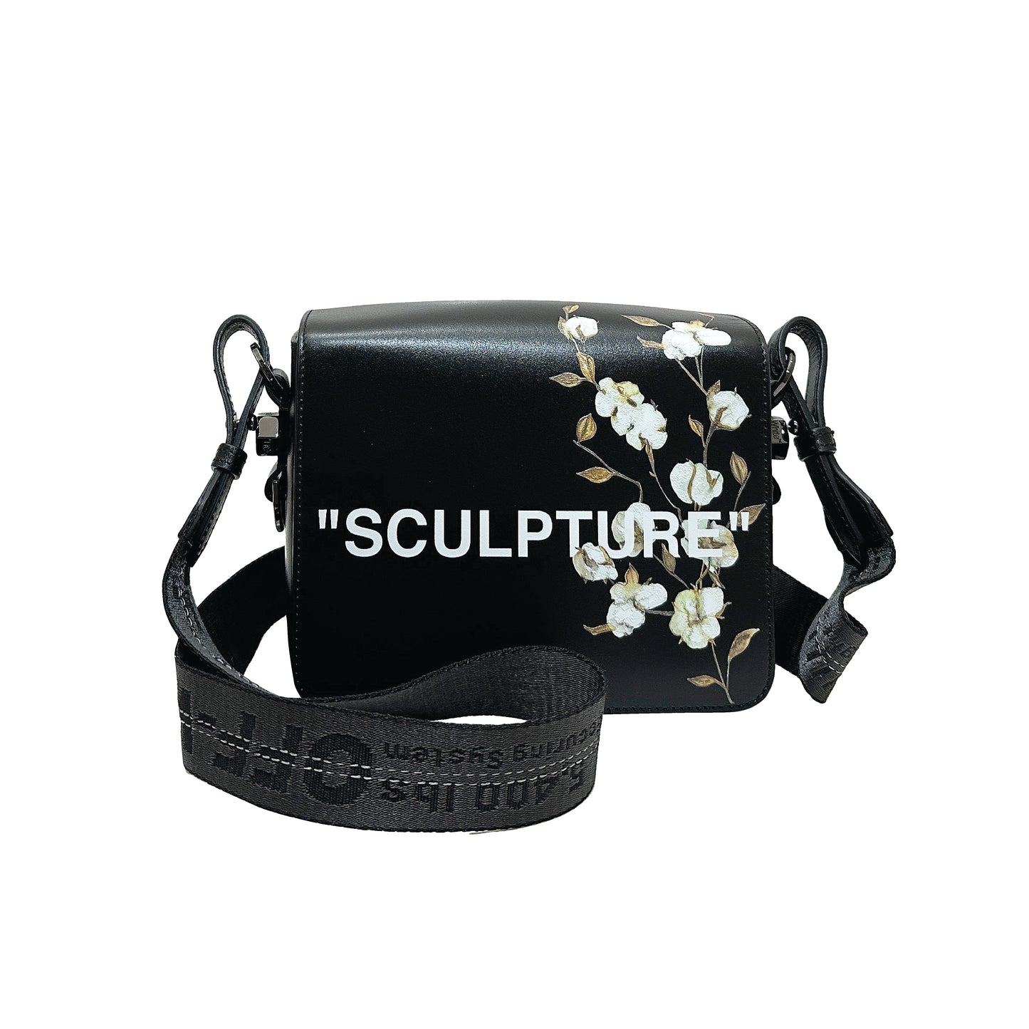 OFF-WHITE ‘SCULPTURE’ Binder Clip Shoulder / Crossbody Bag