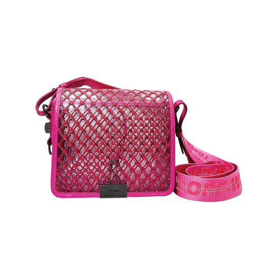 OFF-WHITE Transparent net Shoulder / Crossbody bag