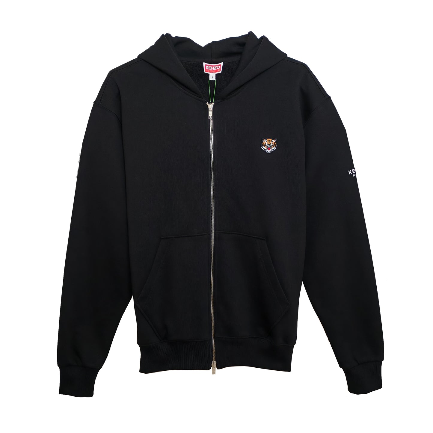 KENZO ‘Lucky Tiger’ Embroidered Zip up Hoodie