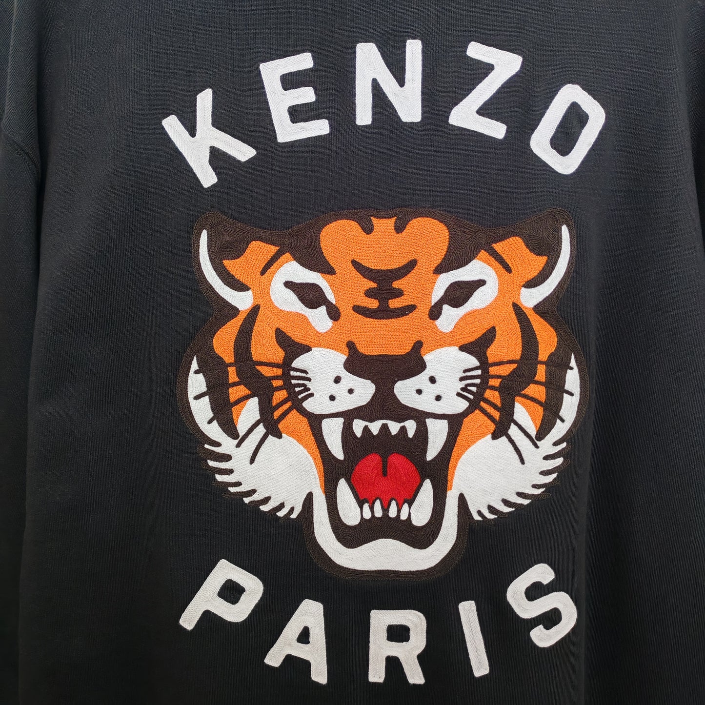 ‘KENZO Lucky Tiger’ Genderless Oversized Embroidered Hoodie