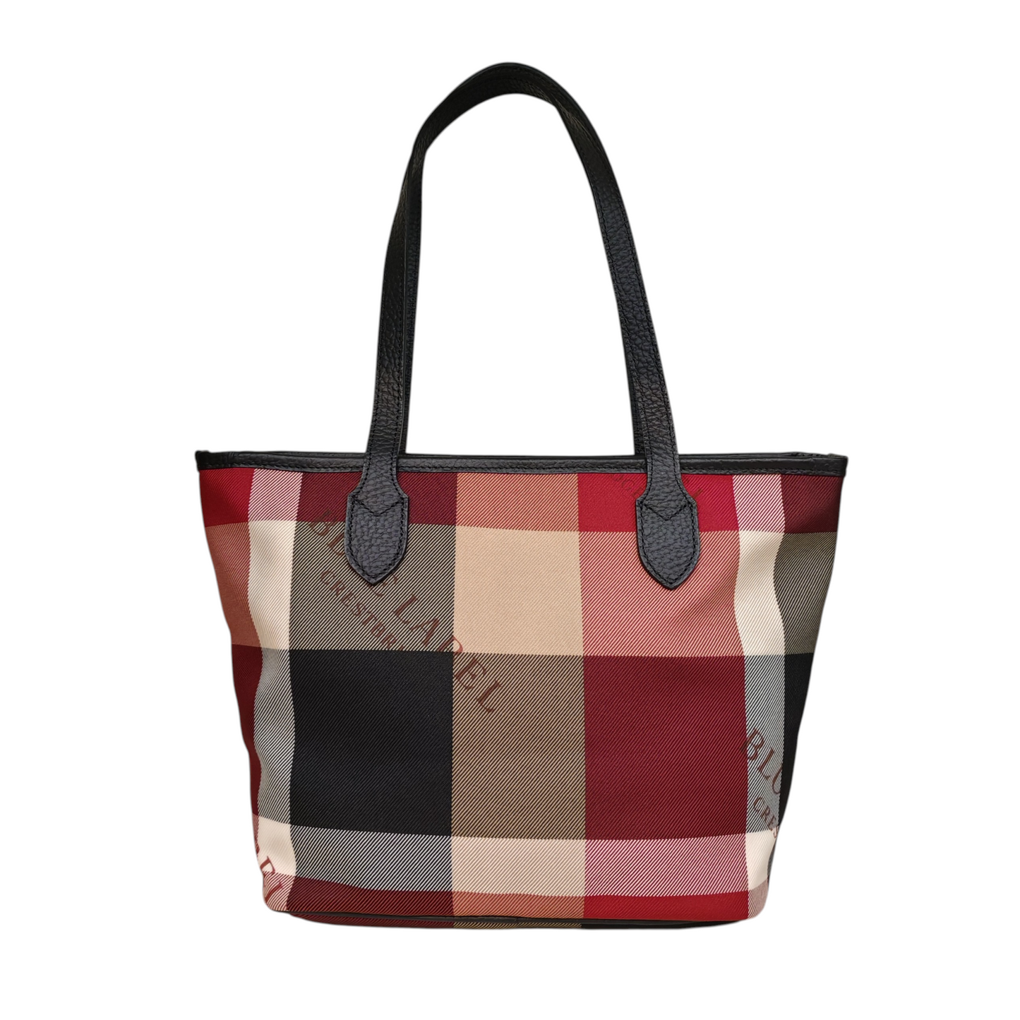 BLUE LABEL CRESTBRIDGE Crestbridge Check Logo Print Tote