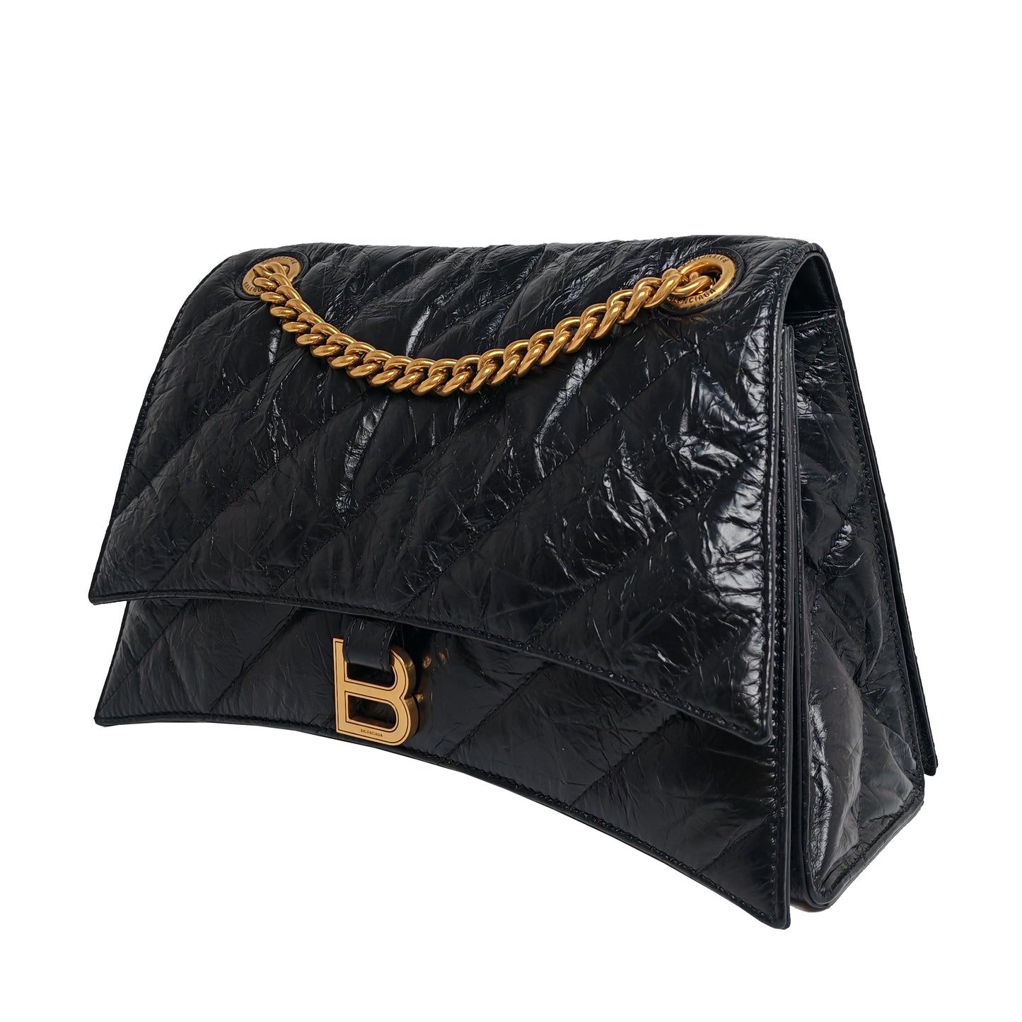 Balenciaga W's Crush Medium Quilted Chain Bag