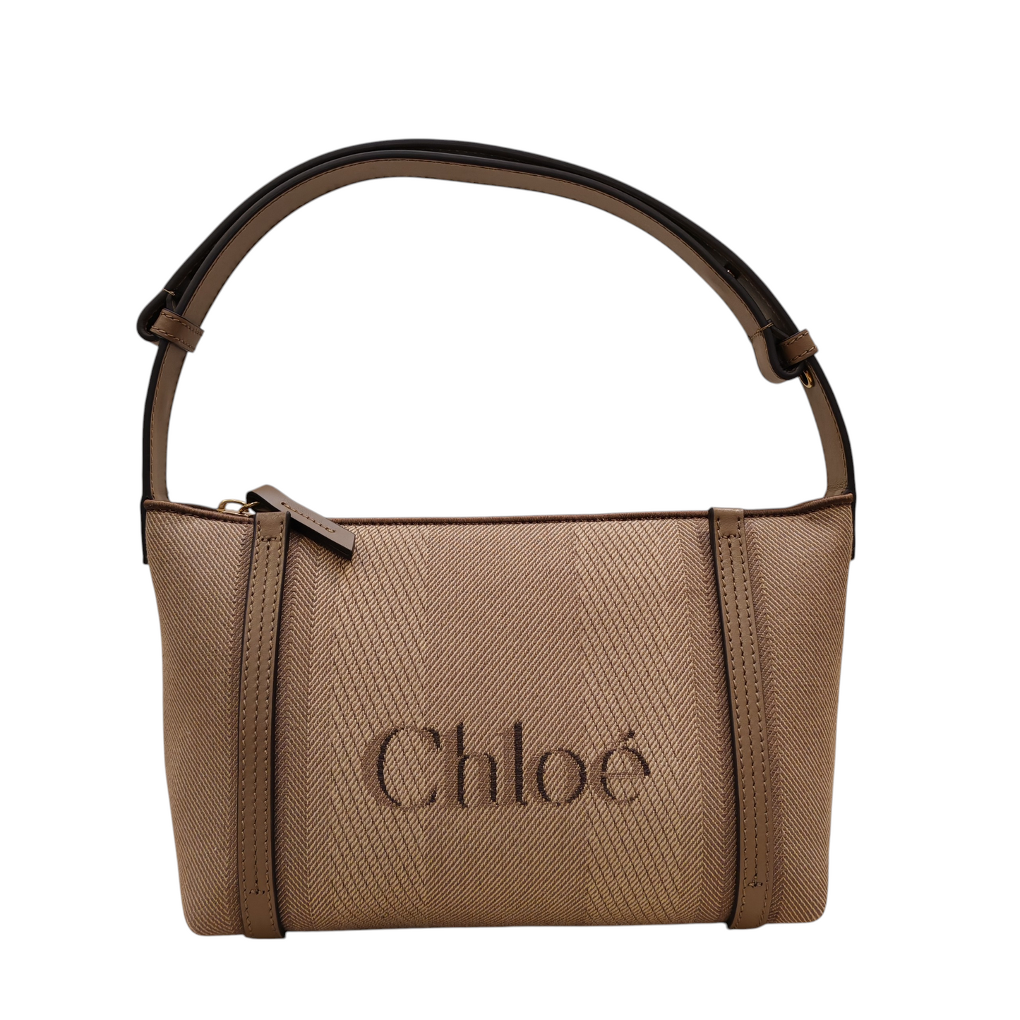CHLOÉ CARRY Shoulder Bag in Canvas
