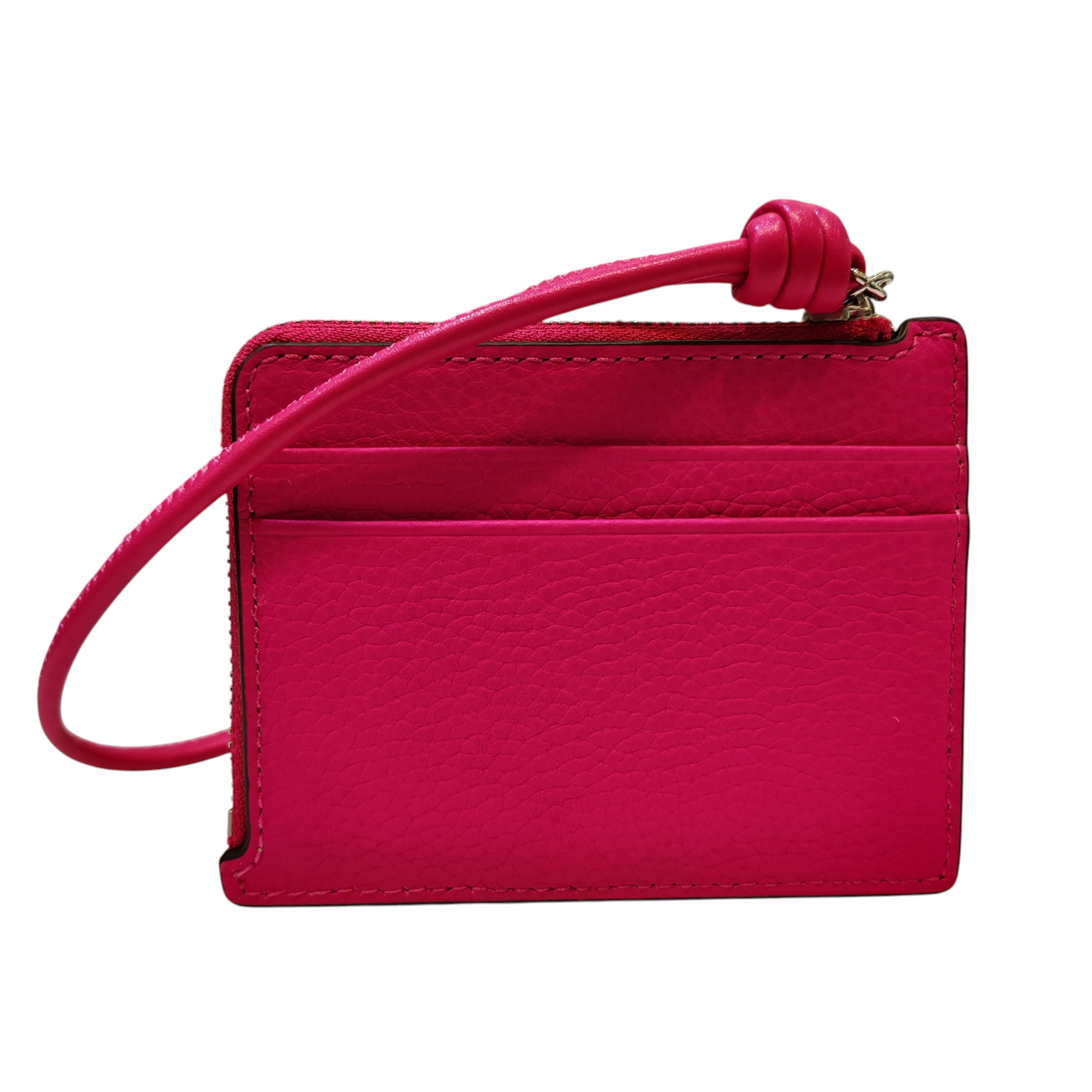 MICHAEL KORS JET SET Small Pebbled Leather Card Case