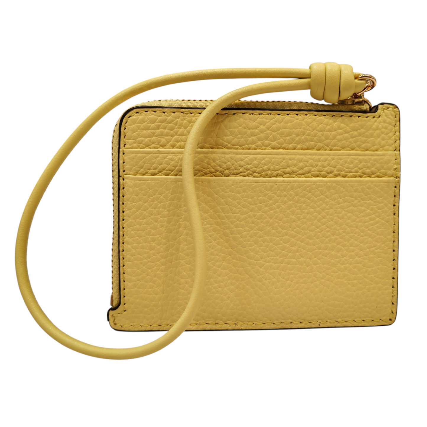 MICHAEL KORS JET SET Small Pebbled Leather Card Case