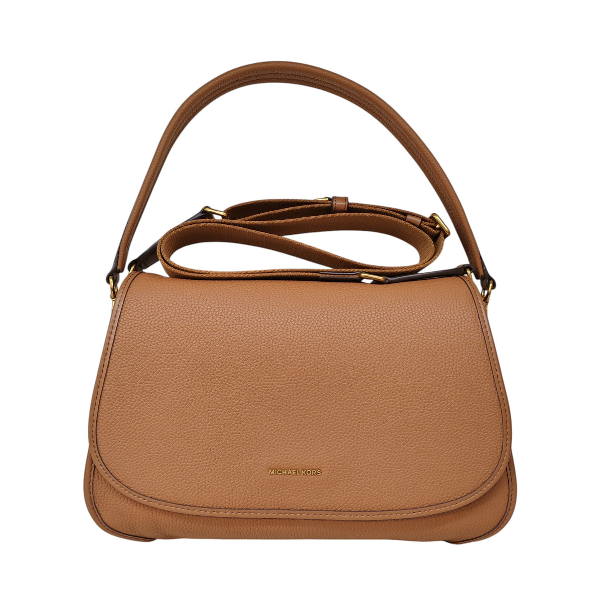 MICHAEL KORS Holmes Medium Pebbled Leather Convertible Messenger Bag