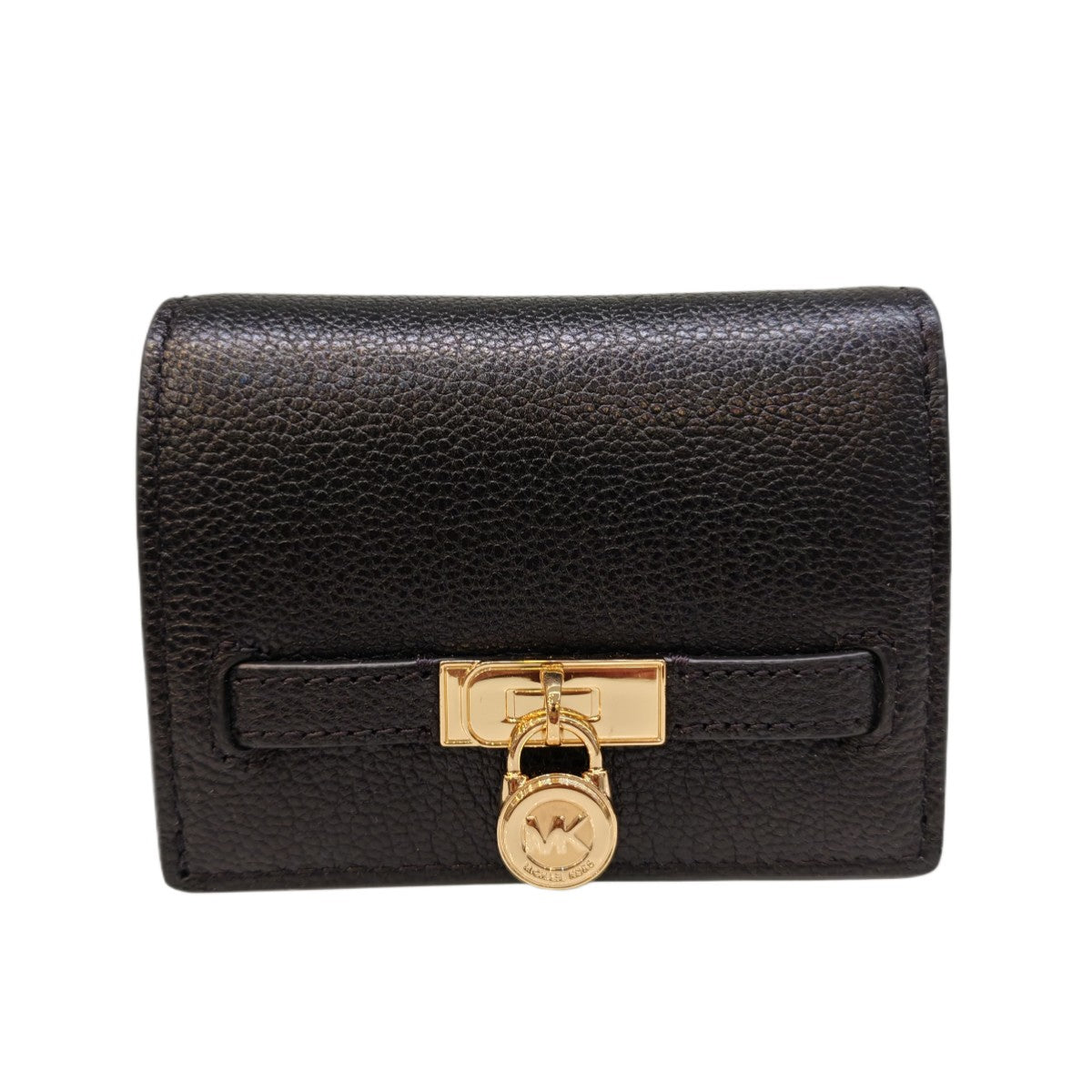 MICHAEL KORS Hamilton Moderne Small Pebbled Leather Compact Wallet