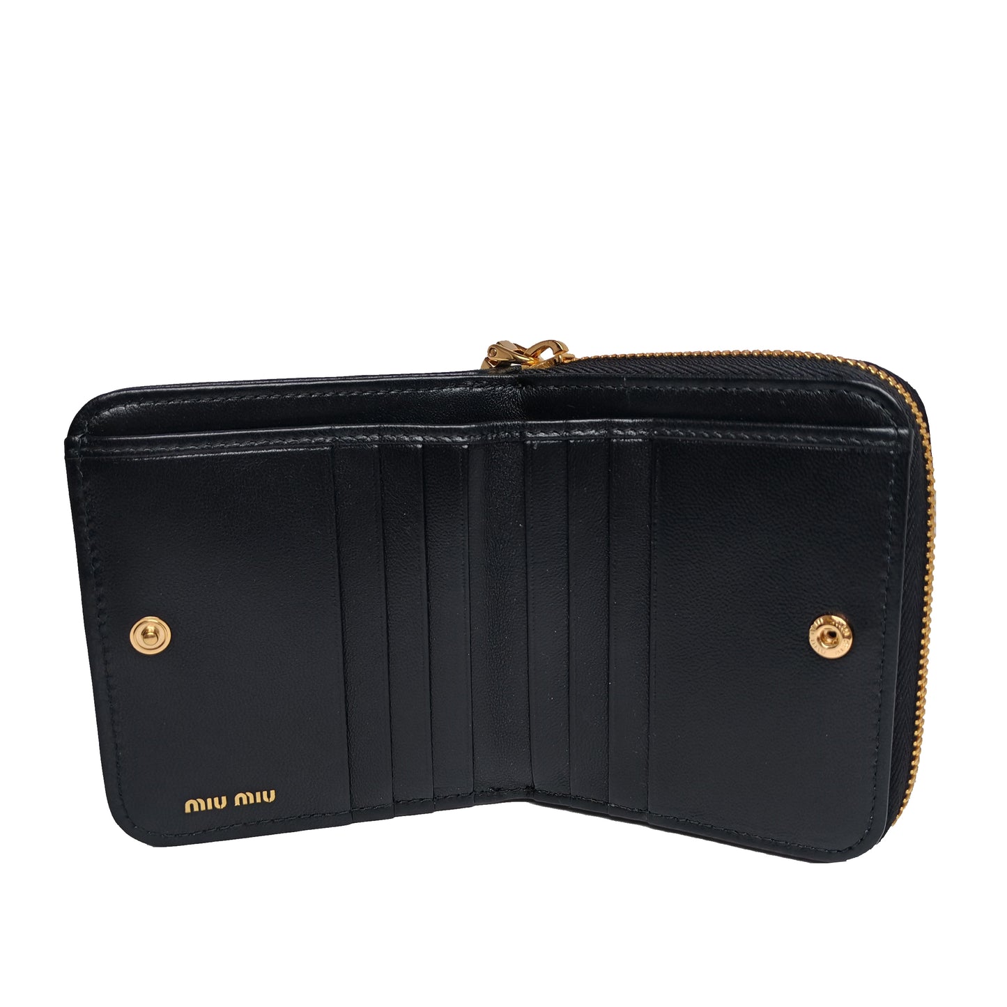 MIU MIU Matelassé Small Nappa l Wallet