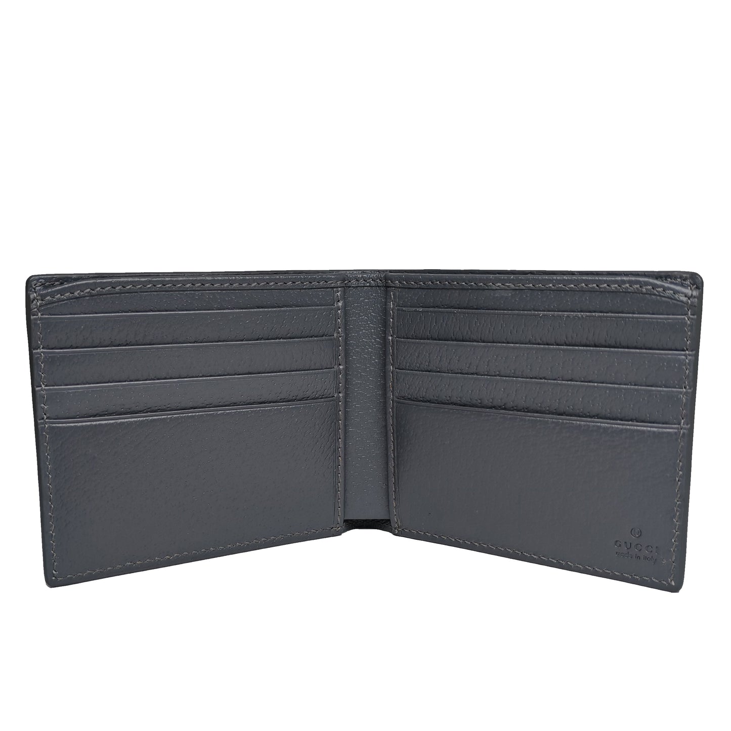 GUCCI Grey Interior bi-fold Wallet