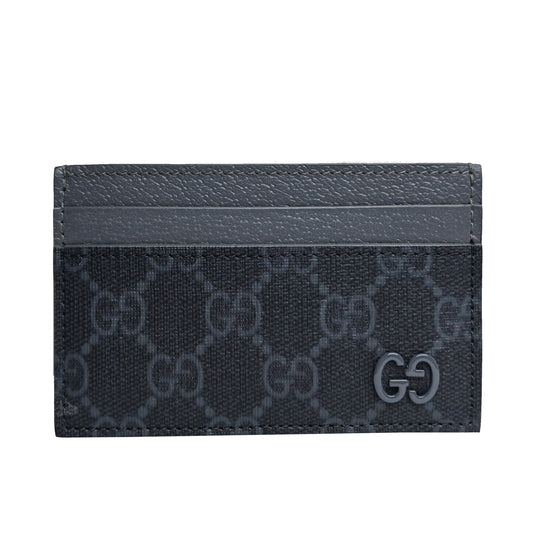 GUCCI Bi-color Card Case w/h GG Detail