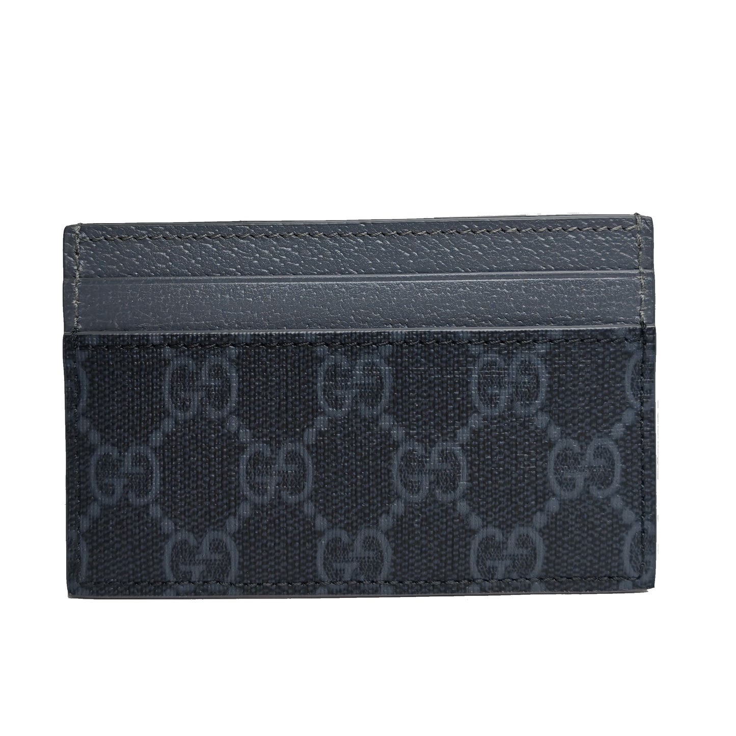 GUCCI Bi-color Card Case w/h GG Detail