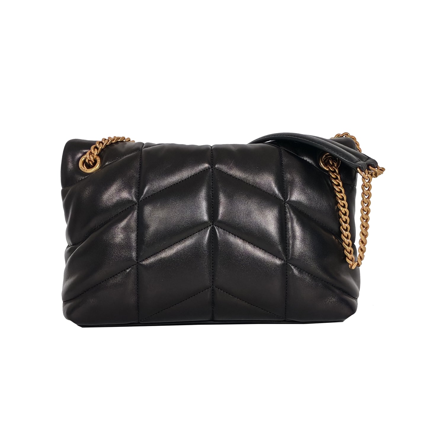 SAINT LAURENT PUFFER SMALL in NAPPA LEATHER