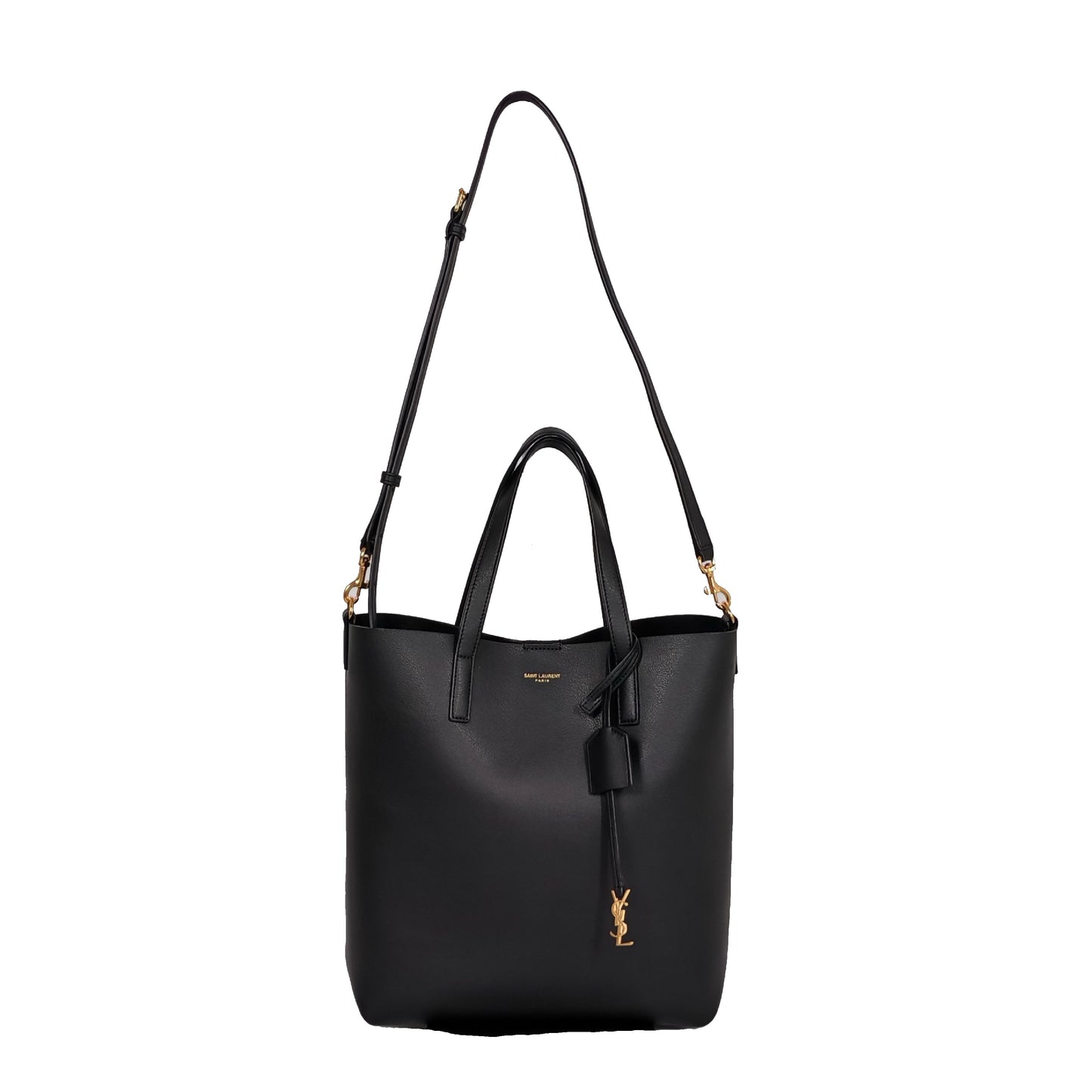 SAINT LAURENT SHOPPING SAINT LAURENT TOY IN LEATHER