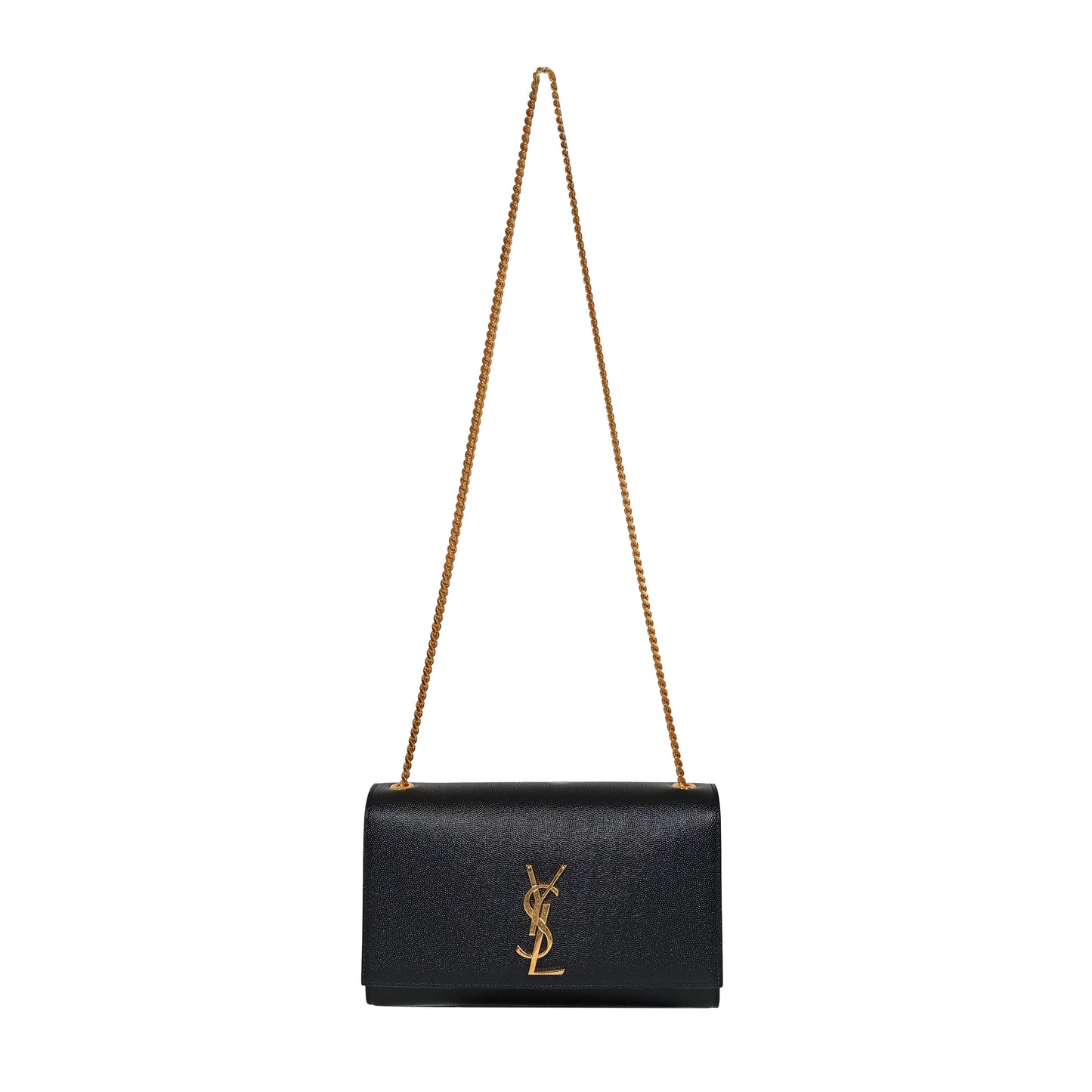 SAINT LAURENT KATE MEDIUM IN GRAIN DE POUDRE