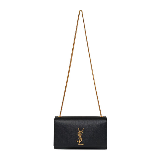 SAINT LAURENT KATE MEDIUM IN GRAIN DE POUDRE