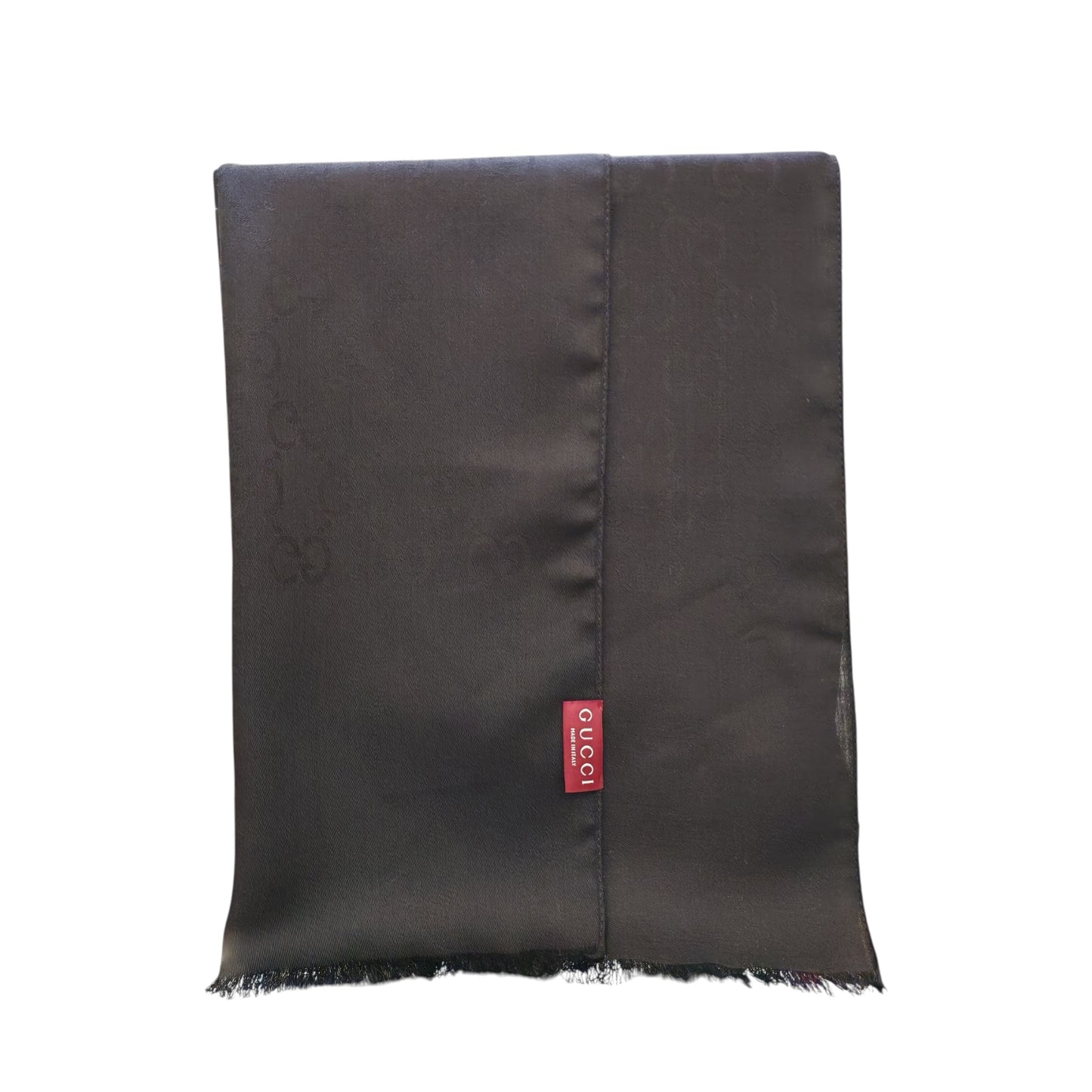GUCCI Silk Wool Jacquard Scarf