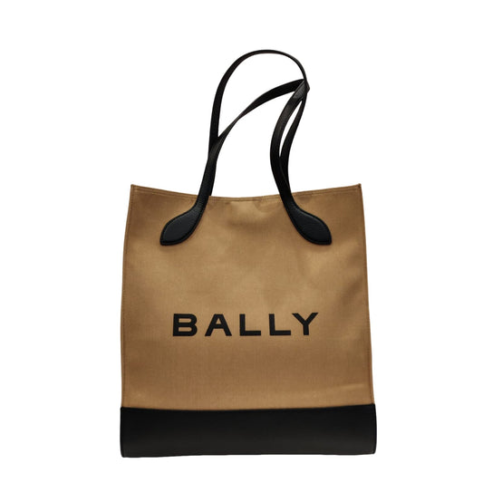 BALLY LOGO PRINTED TOTE BAG
