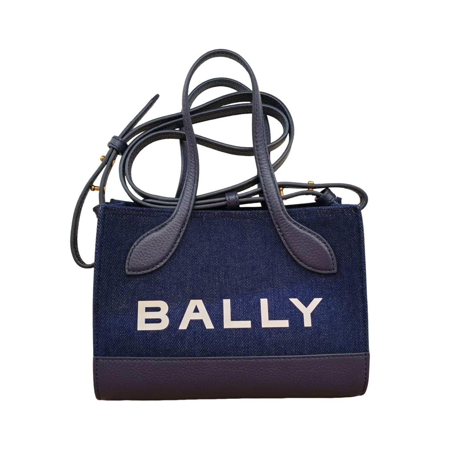 BALLY LOGO PRINTED MINI TOTE