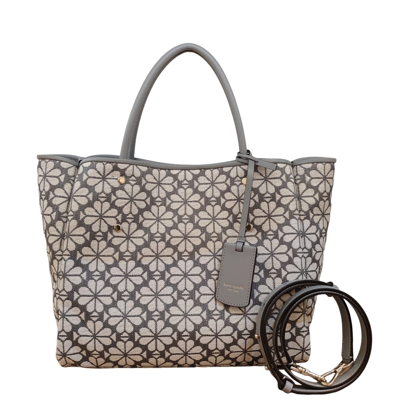 Kate Spade Flower Jacquard M Everything Tote