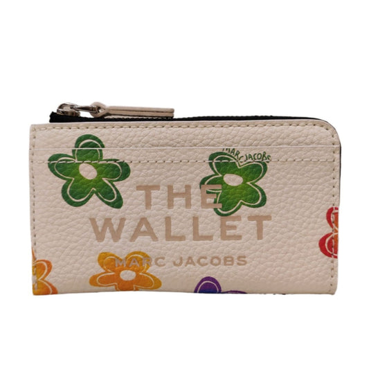 MARC JACOBS THE WILD DAISY TOP ZIP MULTI WALLET