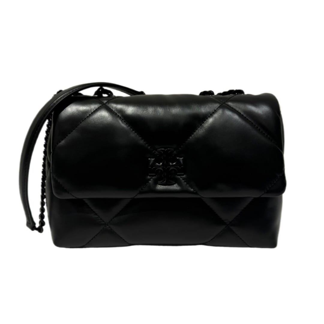 Tory Burch Small Kira Diamond Quilted Powder Coated Shoulder Bag