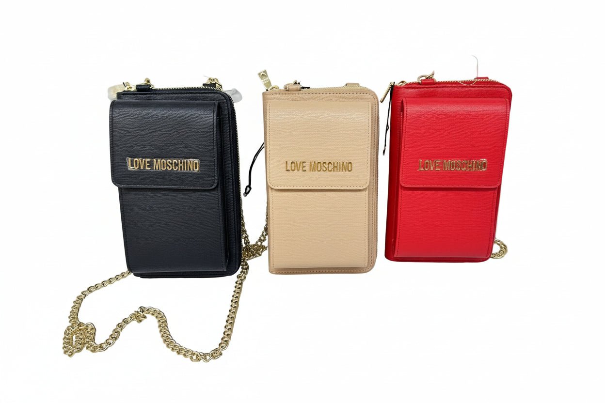 Love Moschino SLG SIGNATURE Phone Bag +Wallet