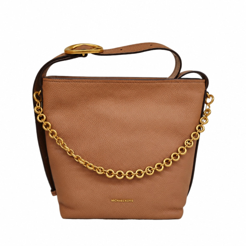 MICHAEL KORS Nolita Small Bucket Messenger with Chain