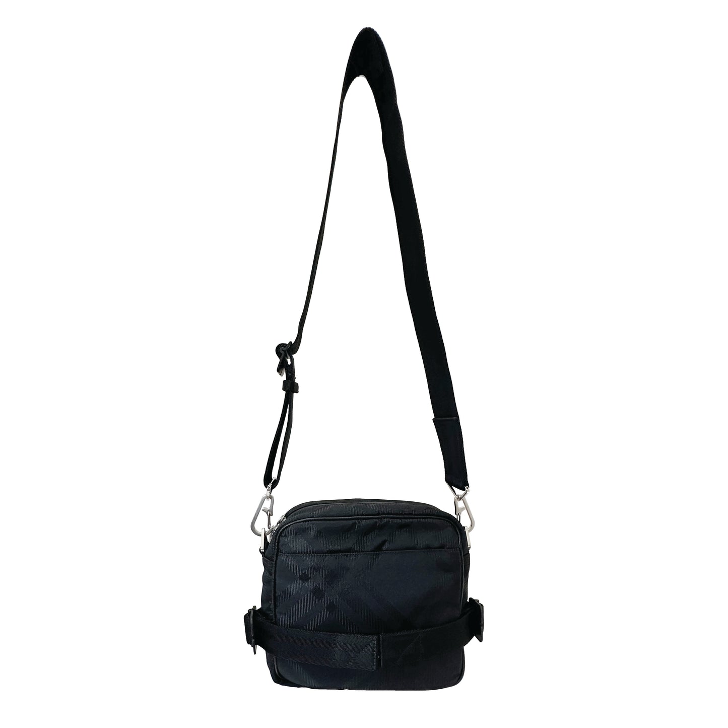 BURBERRY Nylon check Jacquard Pocket Crossbody