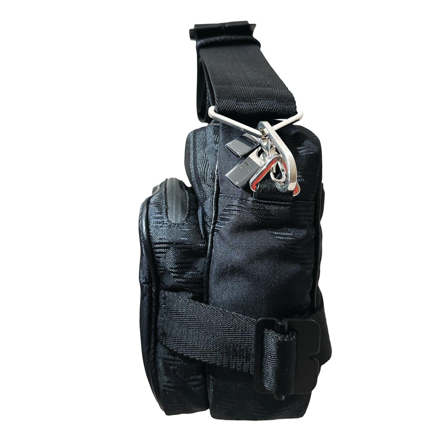 BURBERRY Nylon check Jacquard Pocket Crossbody