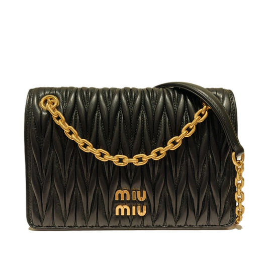 MIUMIU  Matelassé mini bag in nappa  leather