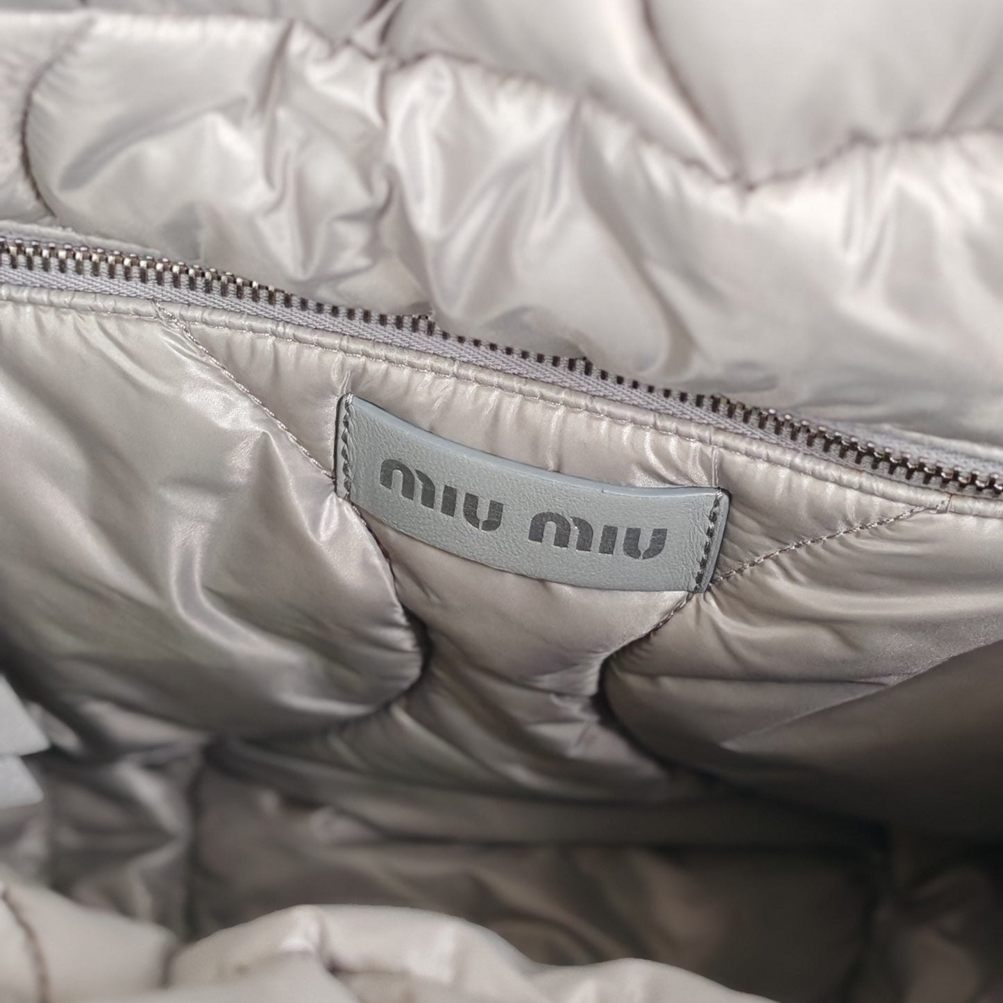 miu miu Padded nylon tote