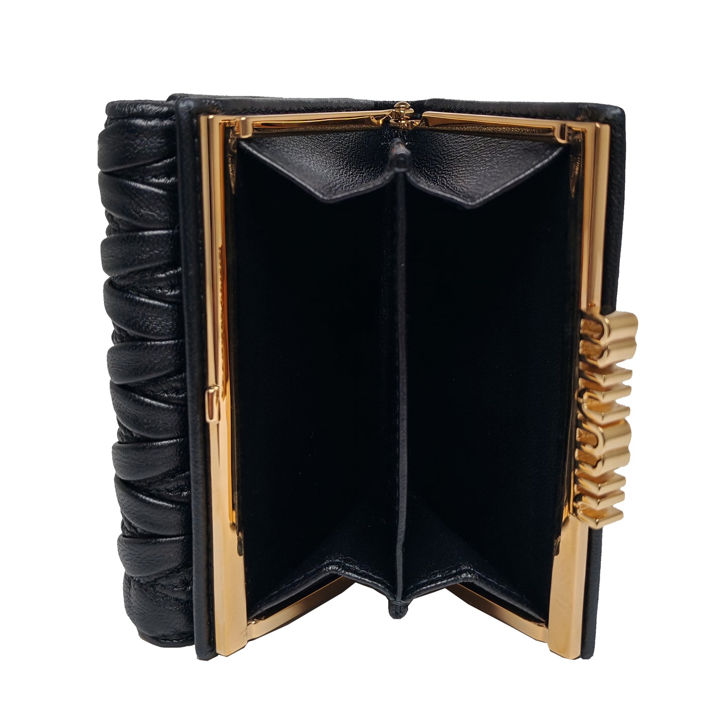 Miumiu Matelassé Trifold Wallet