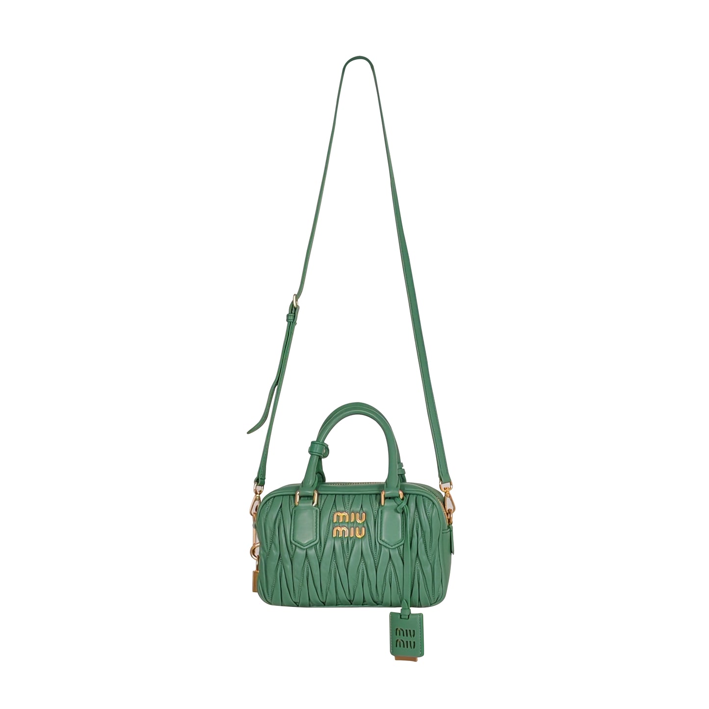 miu miu Arcadie matelassé nappa leather bag