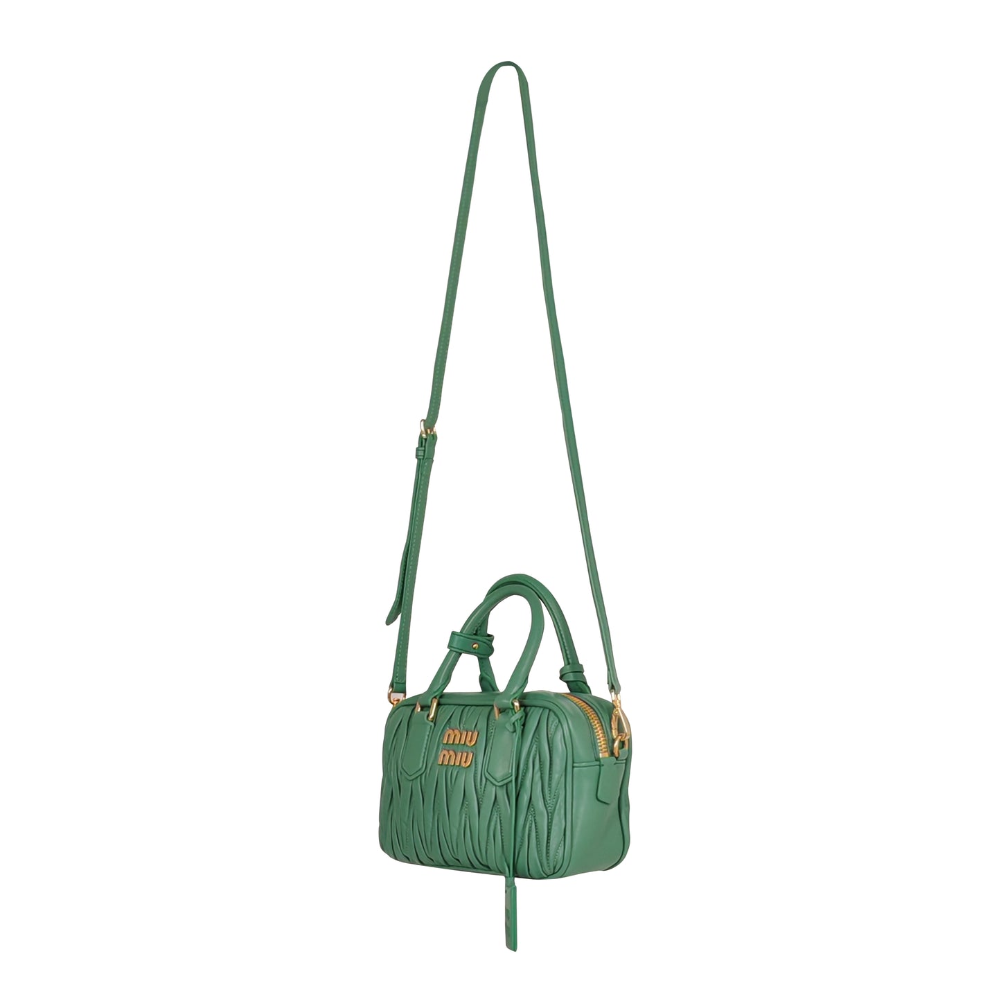 miu miu Arcadie matelassé nappa leather bag