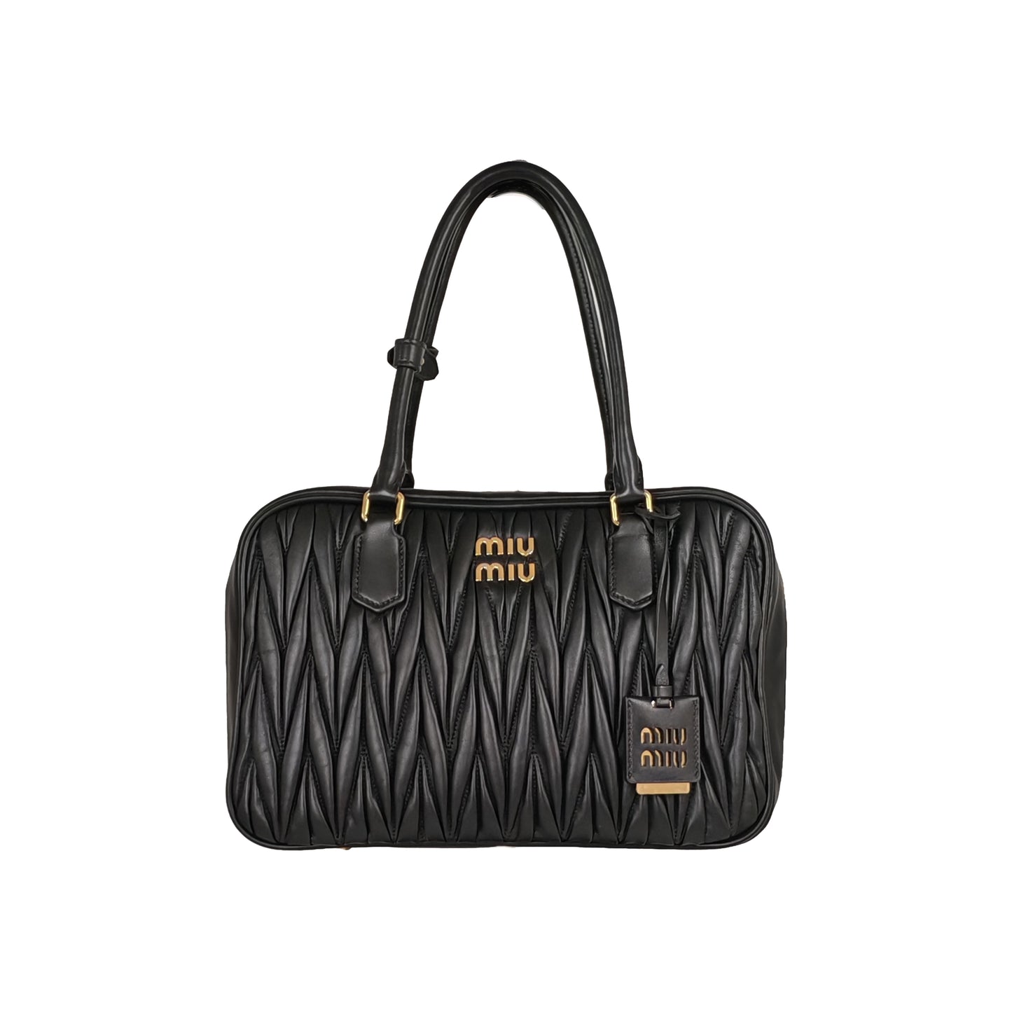 miumiu Arcadie matelassé nappa leather bag