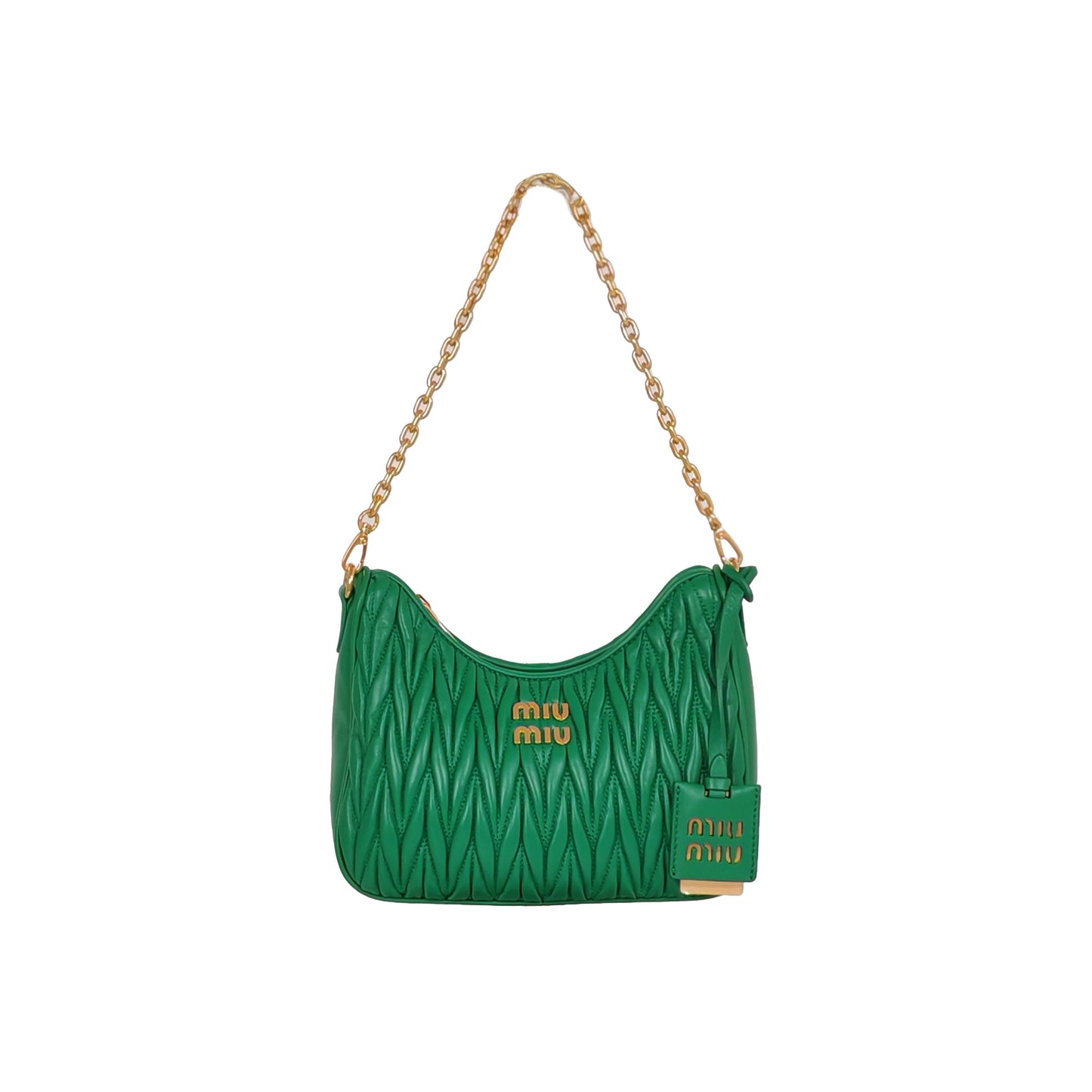 miumiu Matelassé nappa leather shoulder bag